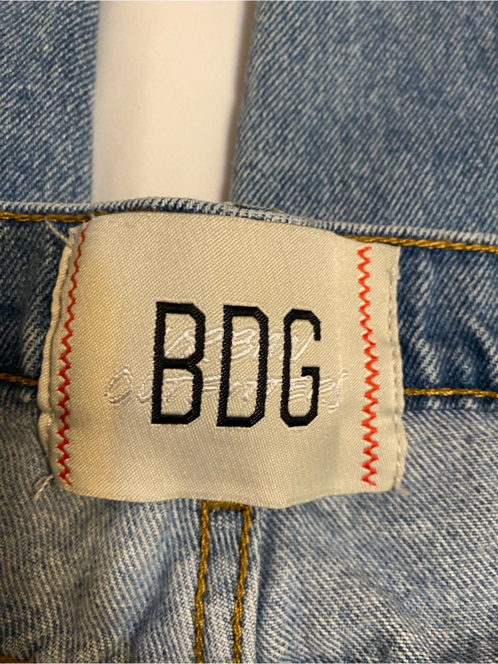 BDG Woman’s Classic Light Blue Straight-Leg Jeans - Picture 2 of 5